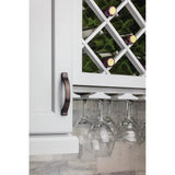 3'' Center-to-Center Brushed Pewter Arched Seaver Cabinet Pull