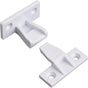 Hardware Resources - White Plastic Push Fit Panel Connector for False Fronts - White