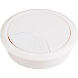Hardware Resources - White 3 Piece Adj. Spring Closure Grommet for 75 mm Diameter Hole - White
