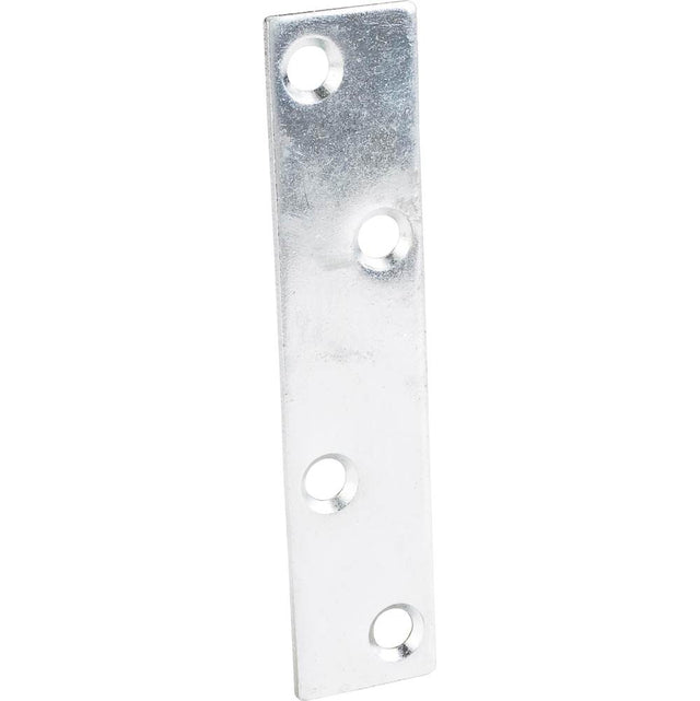 Hardware Resources - 4'' X 7/8'' Zinc Plated Steel Mending Plate - Zinc