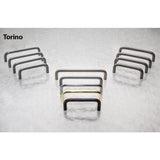 4'' Center-to-Center Stainless Steel Torino Cabinet Wire Pull