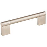 Hardware Resources - 128 mm Center-to-Center Satin Nickel Knox Cabinet Bar Pull - Satin Nickel