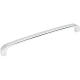 Hardware Resources - 192 mm Center-to-Center Polished Chrome Square Slade Cabinet Pull - Polished Chrome