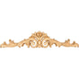 Hardware Resources - 24'' W x 1-1/8'' D x 5'' H Rubberwood Acanthus Onlay - Unfinished
