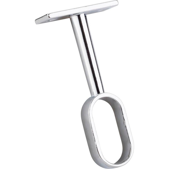 Hardware Resources - Chrome Center Support Bracket Oval Closet Rods - Chrome