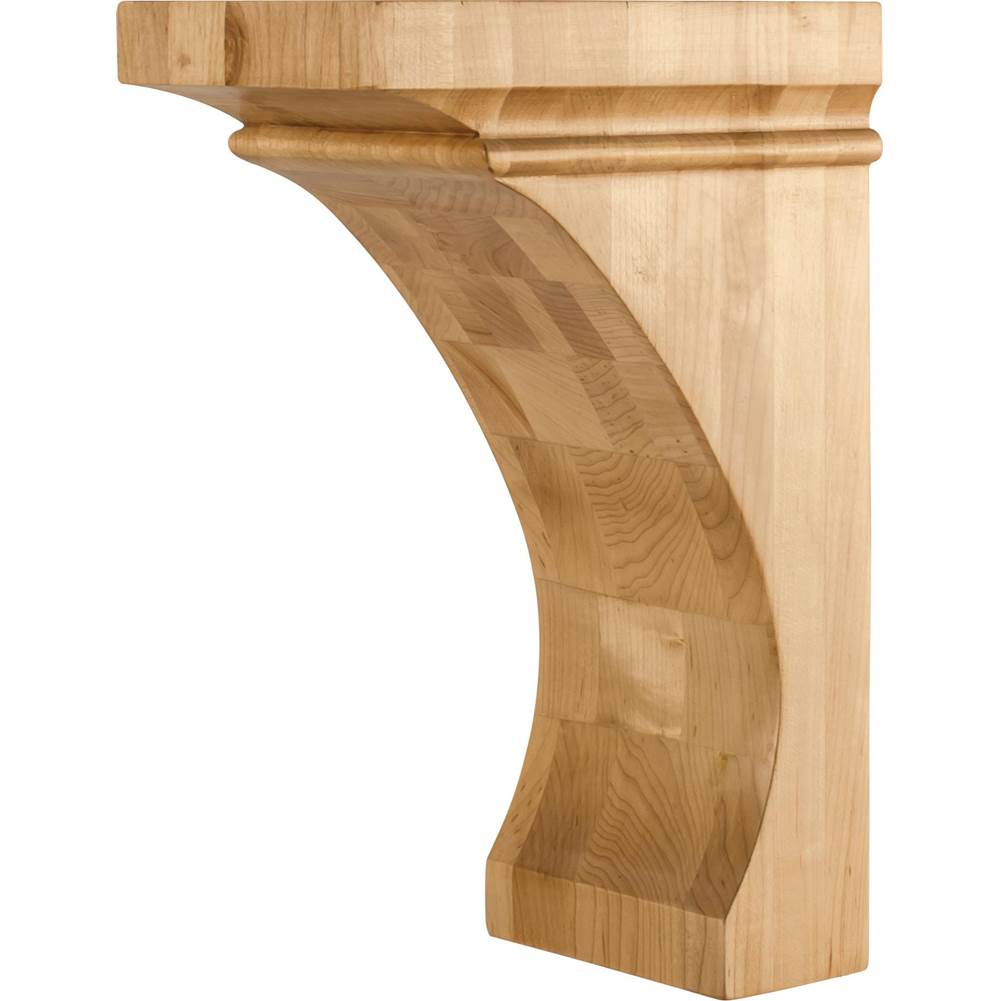 Hardware Resources - 5'' W x 8'' D x 12'' H Hard Maple Cove Corbel - Unfinished