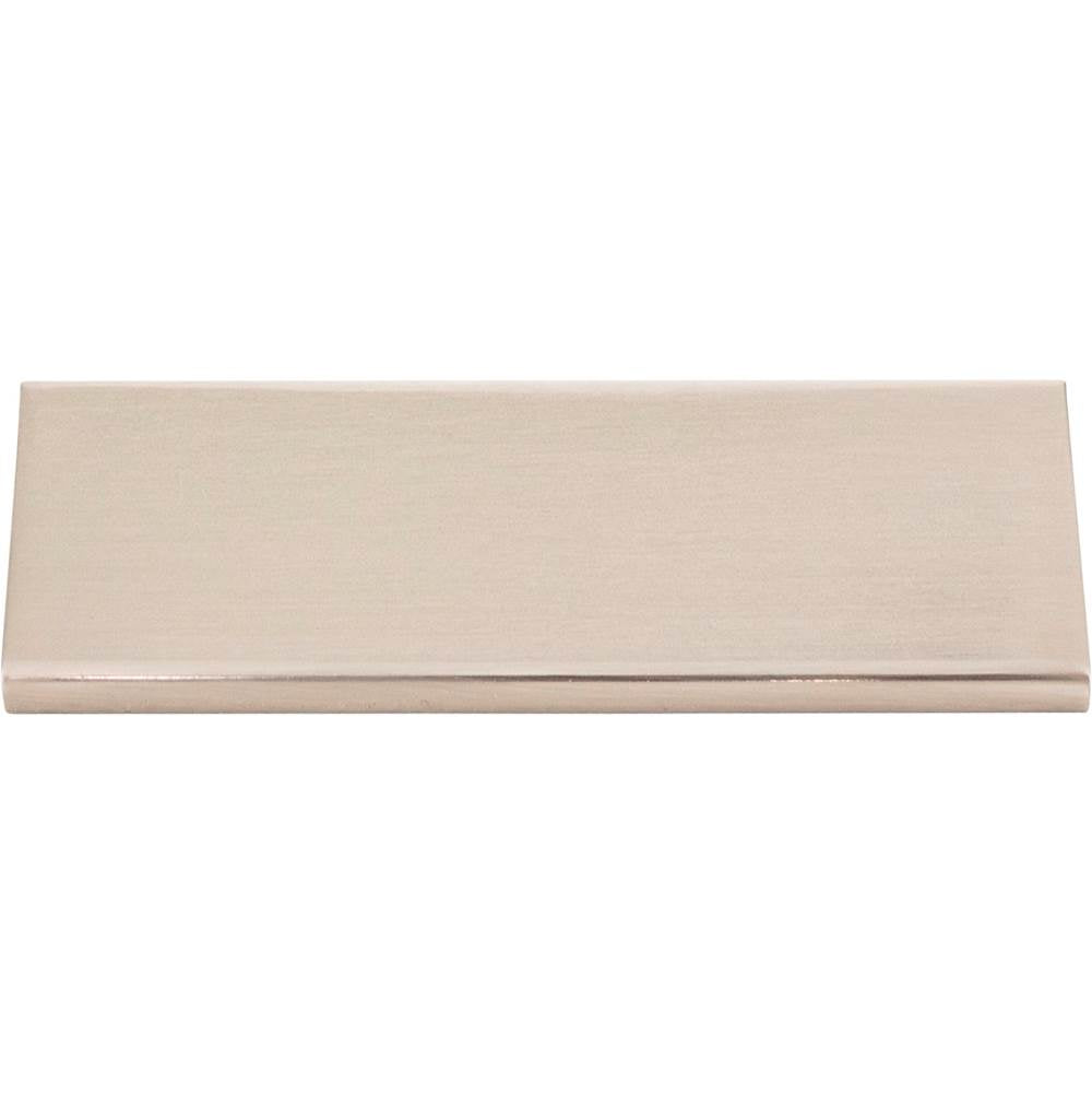 4'' Overall Length Brushed Chrome Edgefield Cabinet Tab Pull