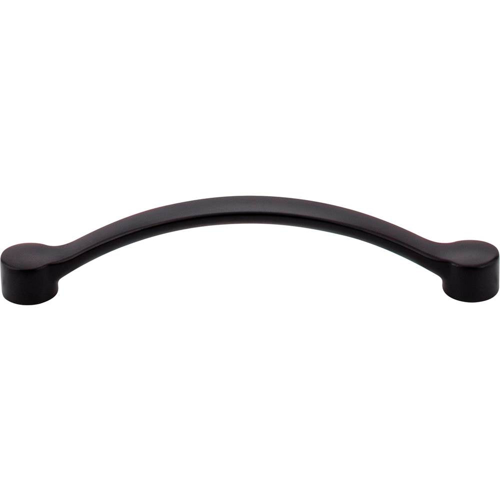 128 mm Center-to-Center Matte Black Arched Belfast Cabinet Pull