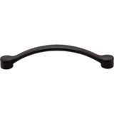 128 mm Center-to-Center Matte Black Arched Belfast Cabinet Pull