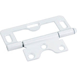 Hardware Resources - White 3'' Loose Pin Non-Mortise Hinge with 3 Slots - White