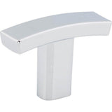 Hardware Resources - 1-1/2'' Overall Length Polished Chrome Square Thatcher Cabinet ''T'' Knob - Polished Chrome