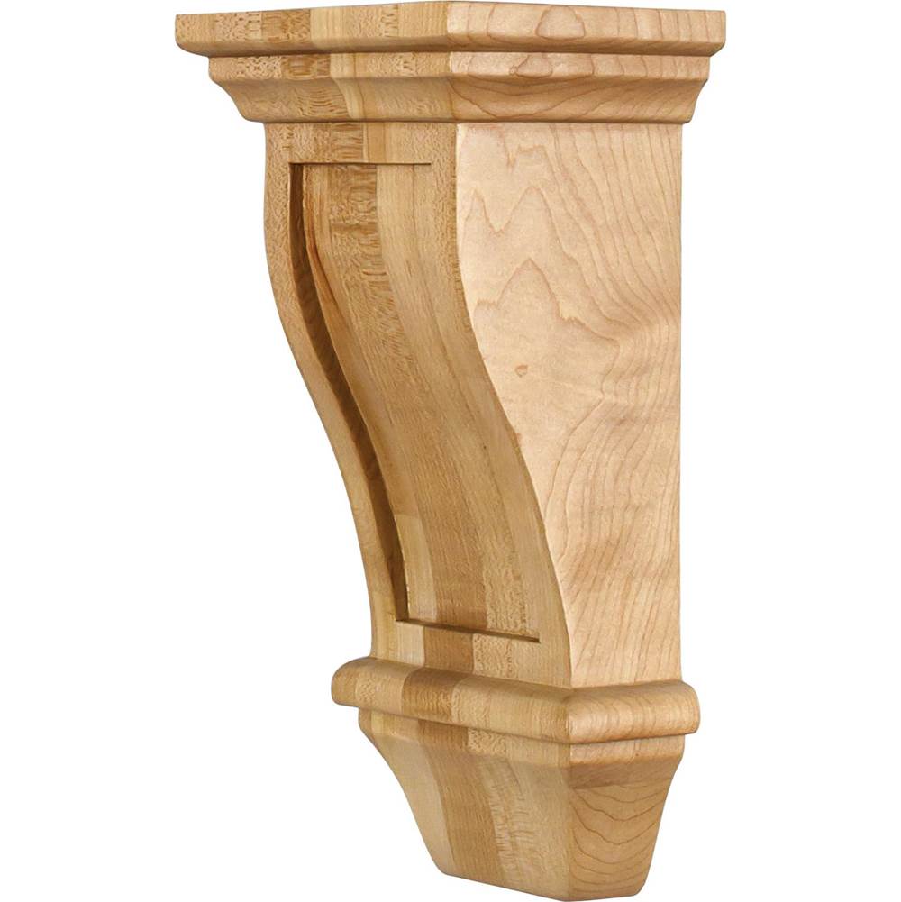 Hardware Resources - 5'' W x 4'' D x 10'' H Alder Renaissance Corbel - Unfinished