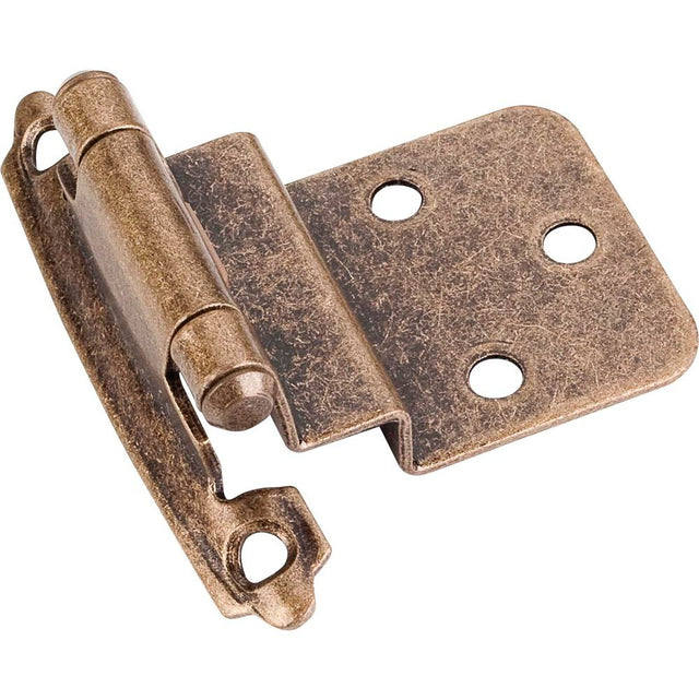 Hardware Resources - 3/8'' Inset Self-closing Burnished Brass - Burnished Brass