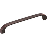 Hardware Resources - 128 mm Center-to-Center Brushed Oil Rubbed Bronze Square Slade Cabinet Pull - Brushed Oil Rubbed Bronze
