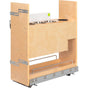 Hardware Resources - ''No Wiggle'' 8'' Magnetic Knife Organizer Soft-close Pullout - UV Coated