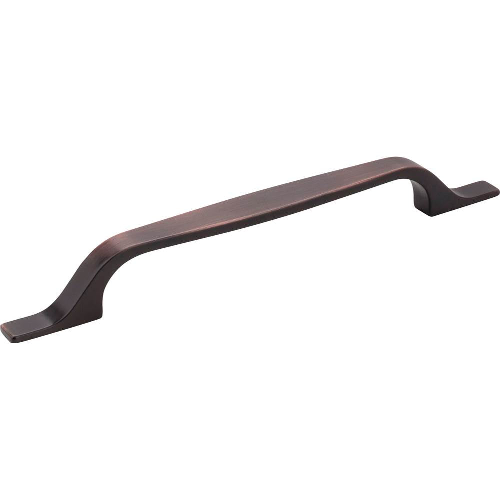 Hardware Resources - 160 mm Center-to-Center Brushed Oil Rubbed Bronze Square Cosgrove Cabinet Pull - Brushed Oil Rubbed Bronze