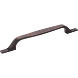 Hardware Resources - 160 mm Center-to-Center Brushed Oil Rubbed Bronze Square Cosgrove Cabinet Pull - Brushed Oil Rubbed Bronze