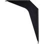 Hardware Resources - 5'' x 8'' Black Workstation Bracket Sold by the Pair - Black