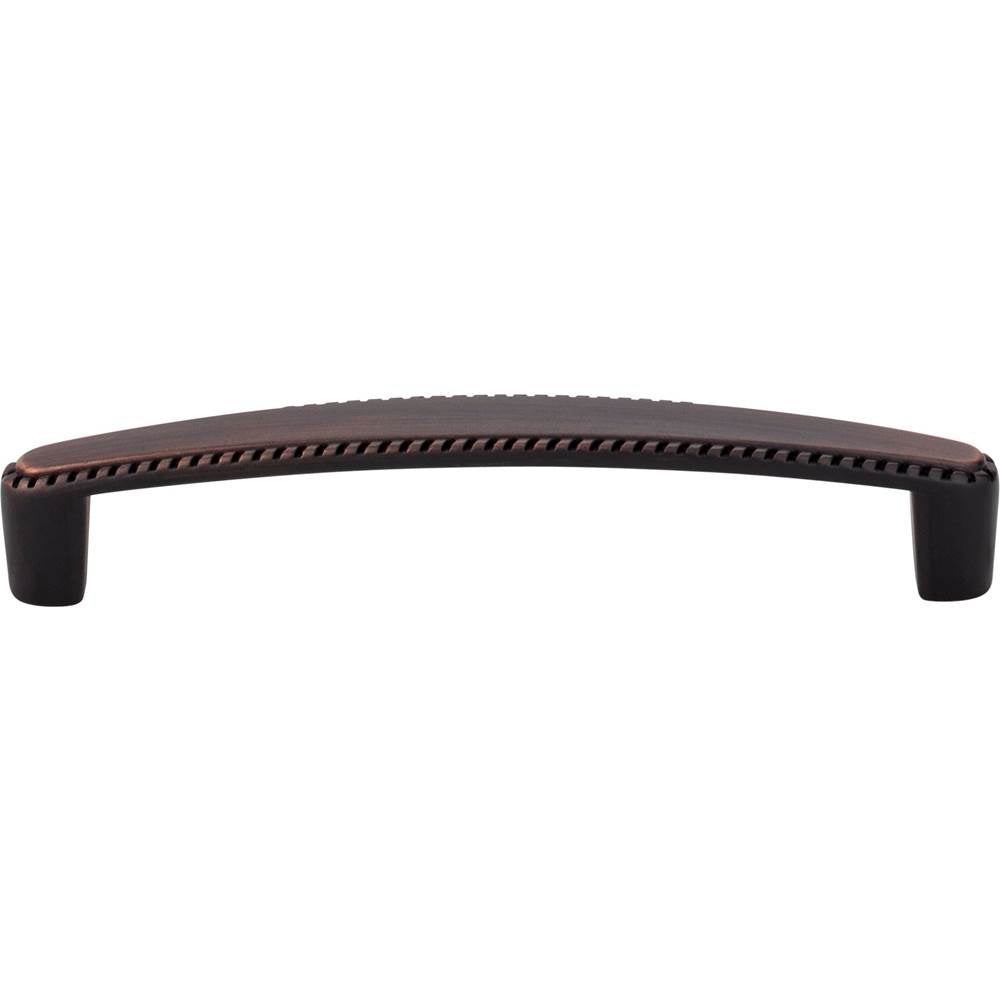 128 mm Center-to-Center Brushed Pewter Rope Detailed Lindos Cabinet Pull