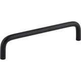 Hardware Resources - 128 mm Center-to-Center Matte Black Torino Cabinet Wire Pull - Matte Black