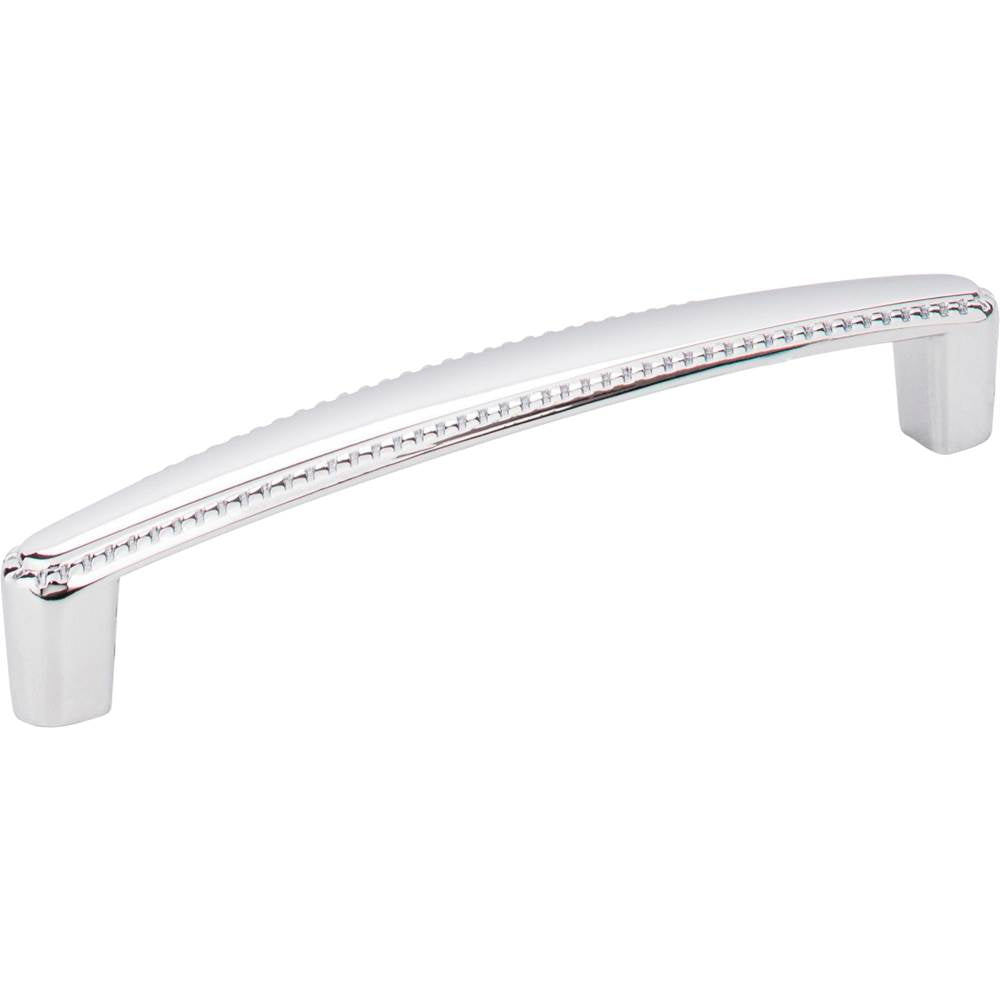 Hardware Resources - 128 mm Center-to-Center Polished Chrome Rope Detailed Lindos Cabinet Pull - Polished Chrome