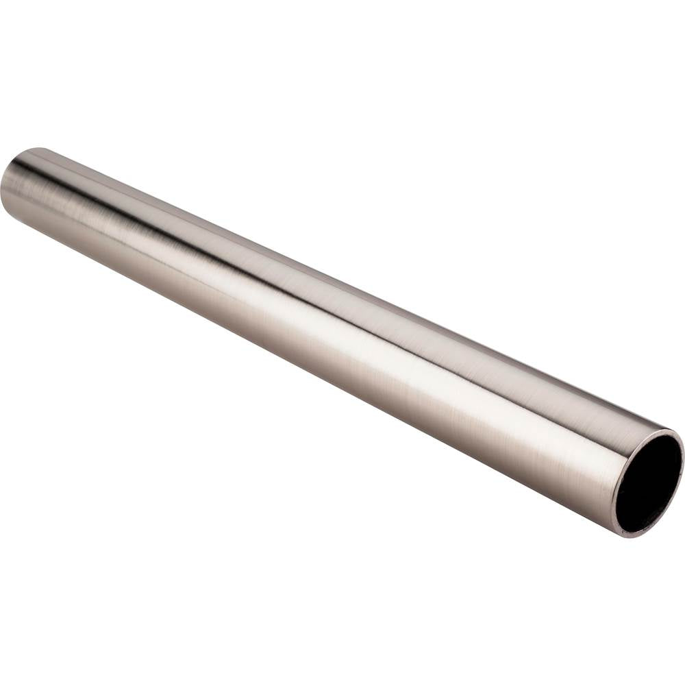 Hardware Resources - 4 Boxes of 6 Satin Nickel 1-5/16'' Diameter Round Steel Closet Rod - Satin Nickel