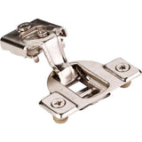 Hardware Resources - 105 degree 1'' Economical Standard Duty Self-close Compact Hinge with 8 mm Dowels - Polished Nickel
