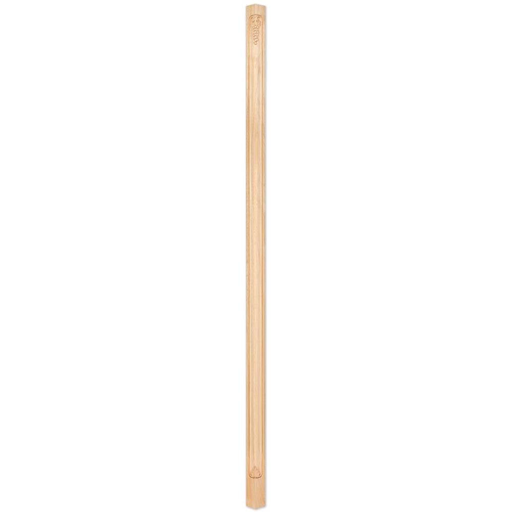 Hardware Resources - 2-3/4'' W x 2-3/4'' D x 96'' H Maple Grape Corner Post - Unfinished