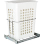 Hardware Resources - Pullout Plastic Hamper - Chrome