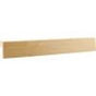 Hardware Resources - 2-1/8'' D x 2'' H Oak Frameless Shaker Light Rail Moulding - Unfinished