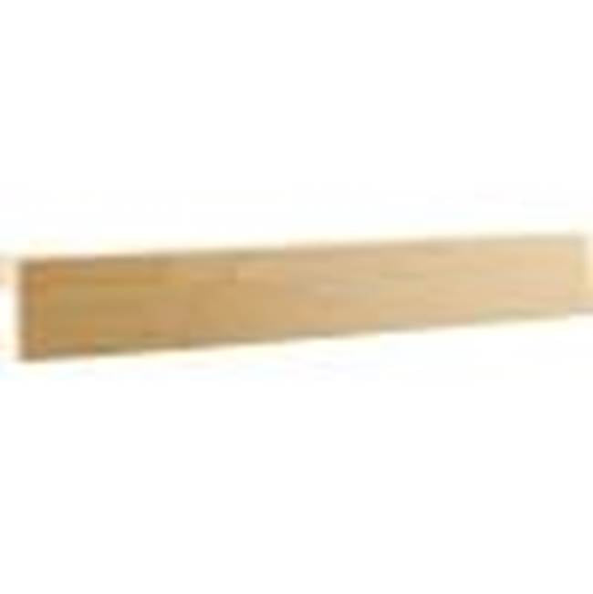 Hardware Resources - 2-1/8'' D x 2'' H Hard Maple Frameless Shaker Light Rail Moulding - Unfinished