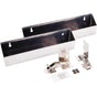 Hardware Resources - 11'' Stainless Steel Tip-Out Tray Kit for Sink Front - Stainless Steel