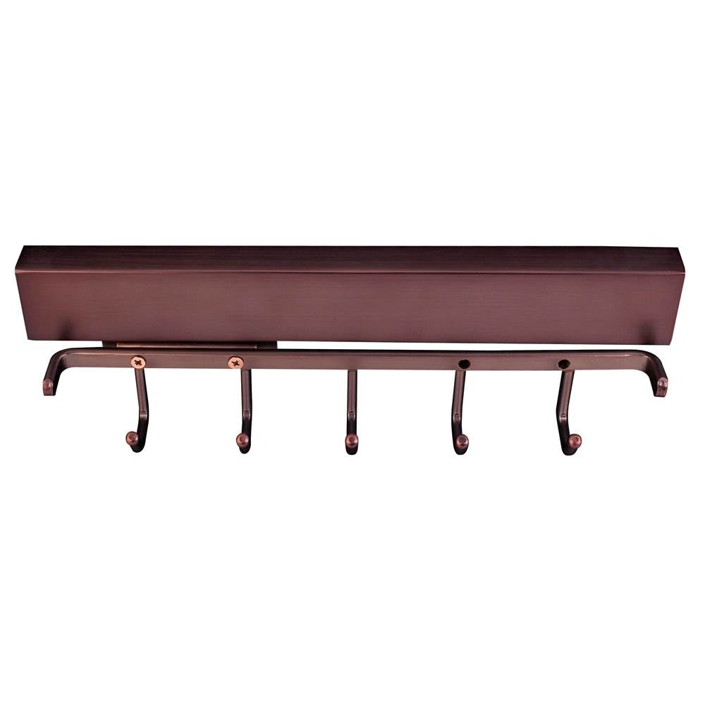 Hardware Resources - Brushed Oil Rubbed Bronze 12'' Sliding Belt Rack - Brushed Oil Rubbed Bronze