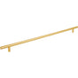 Hardware Resources - 416 mm Center-to-Center Brushed Gold Naples Cabinet Bar Pull - Brushed Gold