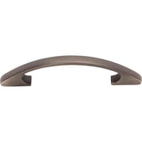 96 mm Center-to-Center Brushed Pewter Arched Strickland Cabinet Pull