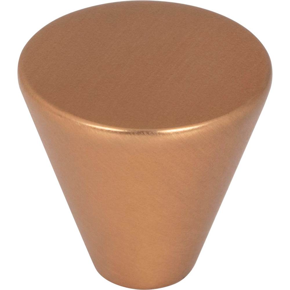 Hardware Resources - 1'' Diameter Satin Bronze Conical Sedona Cabinet Knob - Satin Bronze