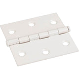 Hardware Resources - Almond 2-1/2'' x 2-1/2'' Swaged Butt Hinge - Almond
