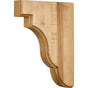 Hardware Resources - 1-3/4'' W x 8-1/2'' D x 11'' H Alder Square Edge Corbel - Unfinished