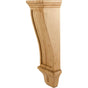 Hardware Resources - 7'' W x 6'' D x 22'' H Alder Renaissance Corbel - Unfinished