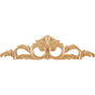 Hardware Resources - 20'' W x 1/4'' D x 5-1/2'' H Hand Carved Maple Shell Onlay - Unfinished