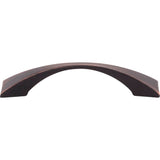 96 mm Center-to-Center Distressed Antique Brass Square Glendale Cabinet Pull