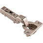 Hardware Resources - 110 degree Heavy Duty Partial Overlay Cam Adjustable Soft-close Hinge with Press-in 8 mm Dowels - Polished Nickel