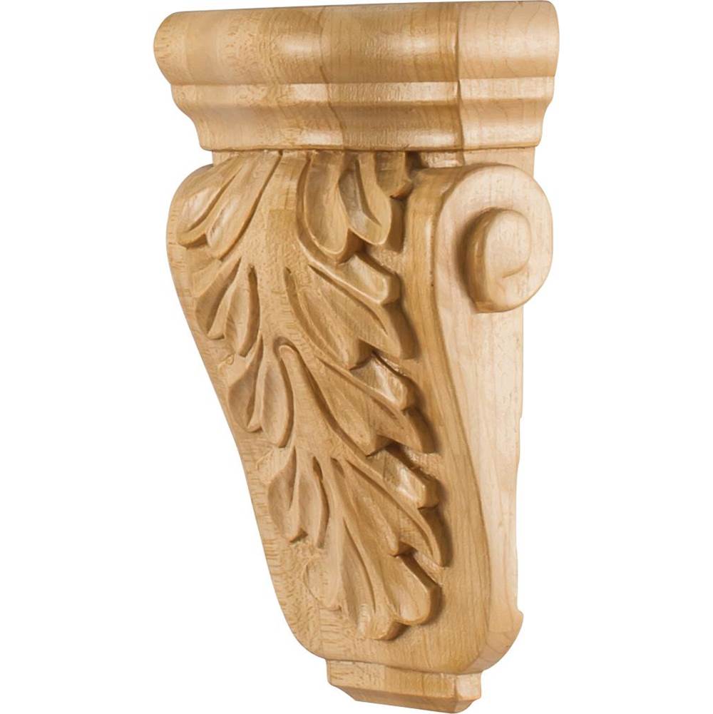 Hardware Resources - 4-1/2'' W x 2'' D x 7'' H Maple Acanthus Corbel - Unfinished