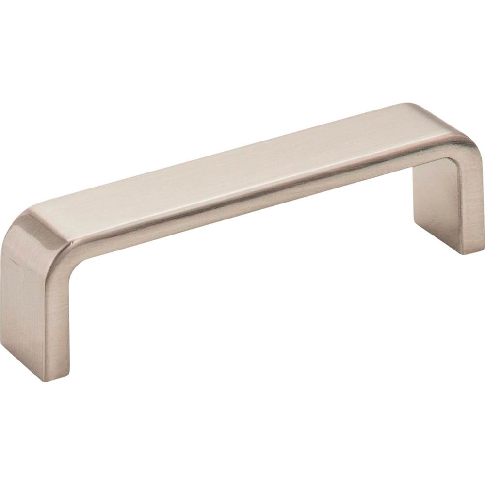 Hardware Resources - 96 mm Center-to-Center Satin Nickel Square Asher Cabinet Pull - Satin Nickel
