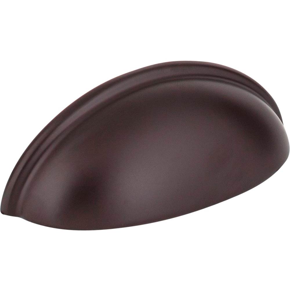 Hardware Resources - 3'' Center-to-Center Dark Bronze Florence Cabinet Cup Pull - Dark Bronze