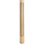 Hardware Resources - 2-3/4'' W x 2-3/4'' D x 35-1/2'' H Oak Beaded Corner Post - Unfinished