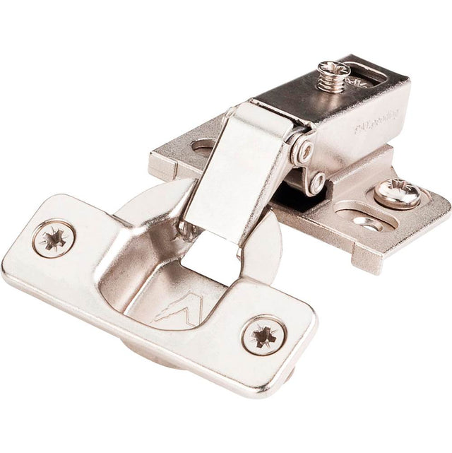 Hardware Resources - 125 degree 1/2'' Overlay Cam Adjustable Self-close Face Frame Hinge with Dowels - Zinc