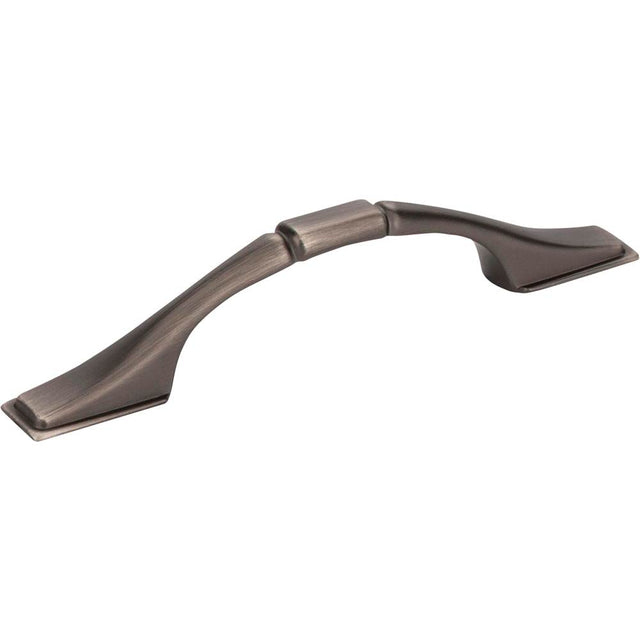 Hardware Resources - 3'' Center-to-Center Brushed Pewter Square Hammond Cabinet Pull - Brushed Pewter