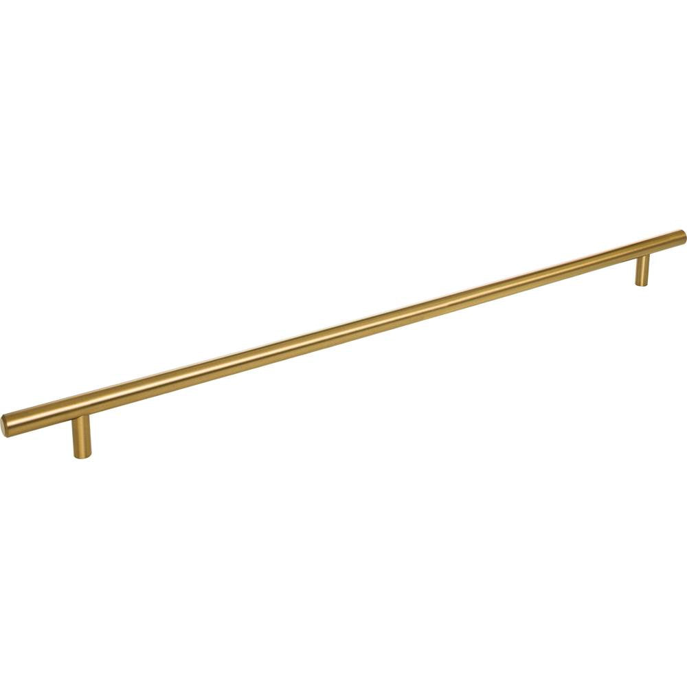 Hardware Resources - 416 mm Center-to-Center Satin Bronze Naples Cabinet Bar Pull - Satin Bronze
