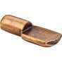 Hardware Resources - Antique Brass 1/4'' Spoon Shelf Support - Priced and Sold by the Thousand - Brushed Antique Brass